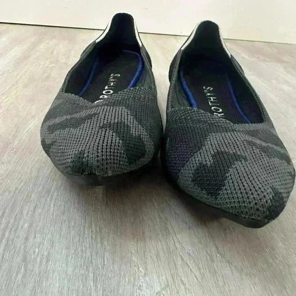 Rothy’s gray camo print points pointed toe flats size 8 - Picture 6 of 7